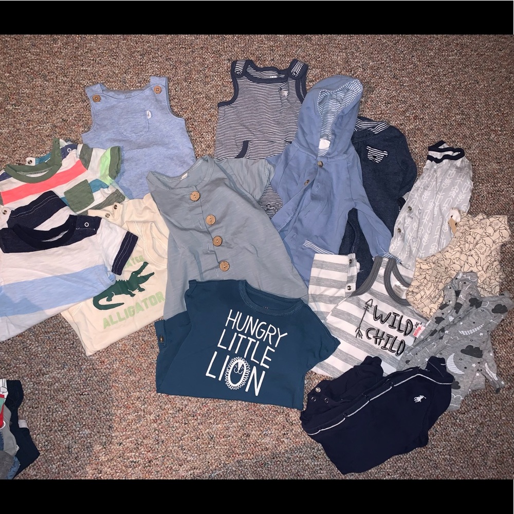 One piece baby boy lot 0-3 months & 3 months